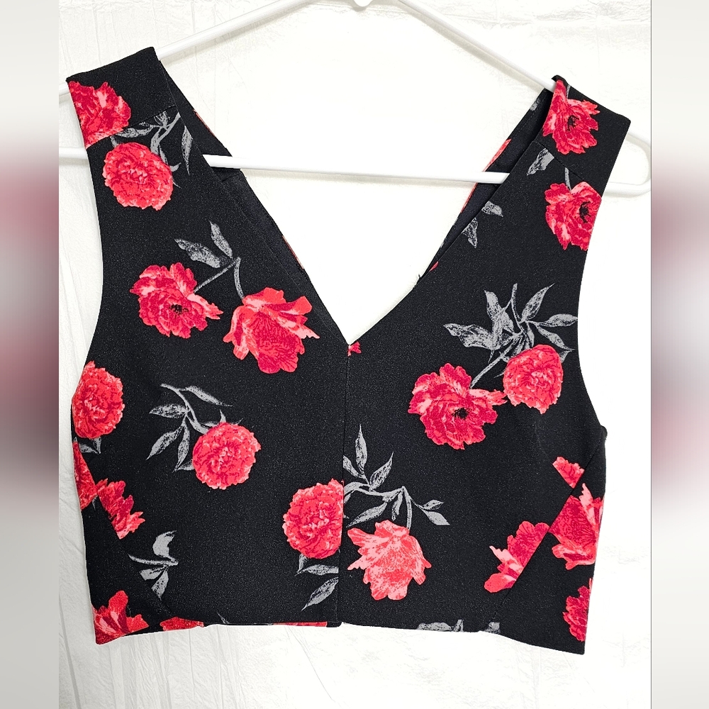 EUC Dynamite women's cropped floral top US small